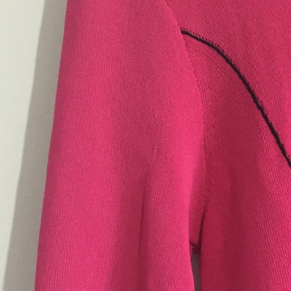 Finity | Dark💗Pink Vintage Sweater Blouse - Picture 3 of 4